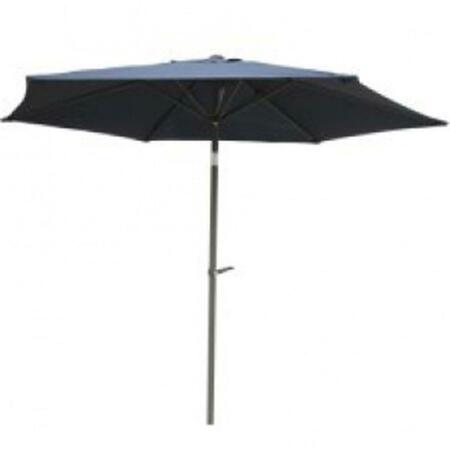 INTERNATIONAL CARAVAN YF-1104-2.5M and NV Outdoor 8 Foot Aluminum Umbrella Navy YF-1104-2.5M/NV